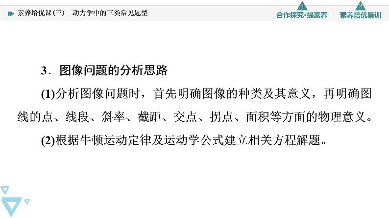 第5章 素养培优课3　动力学中的三类常见题型—2021-2022学年新教材鲁科版（2019）高中物理必修第一册课件05