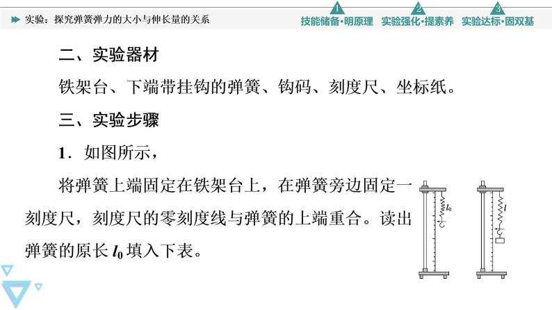 第3章 实验：探究弹簧弹力的大小与伸长量的关系—2021-2022学年新教材鲁科版（2019）高中物理必修第一册课件06