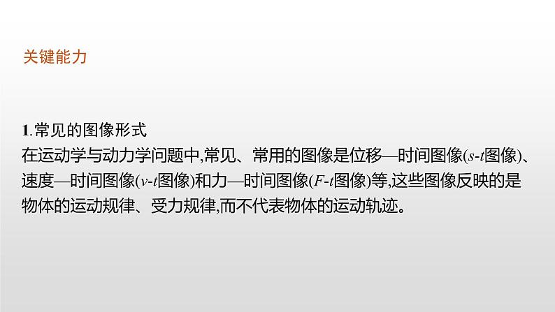 2021-2022学年沪科版（2019）必修第一册 第4章习题课 运动学动力学图像问题 课件（22张）05