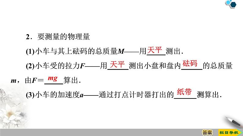 第4章 2　实验：探究加速度与力、质量的关系--人教版（新课标）高中物理必修1课件05