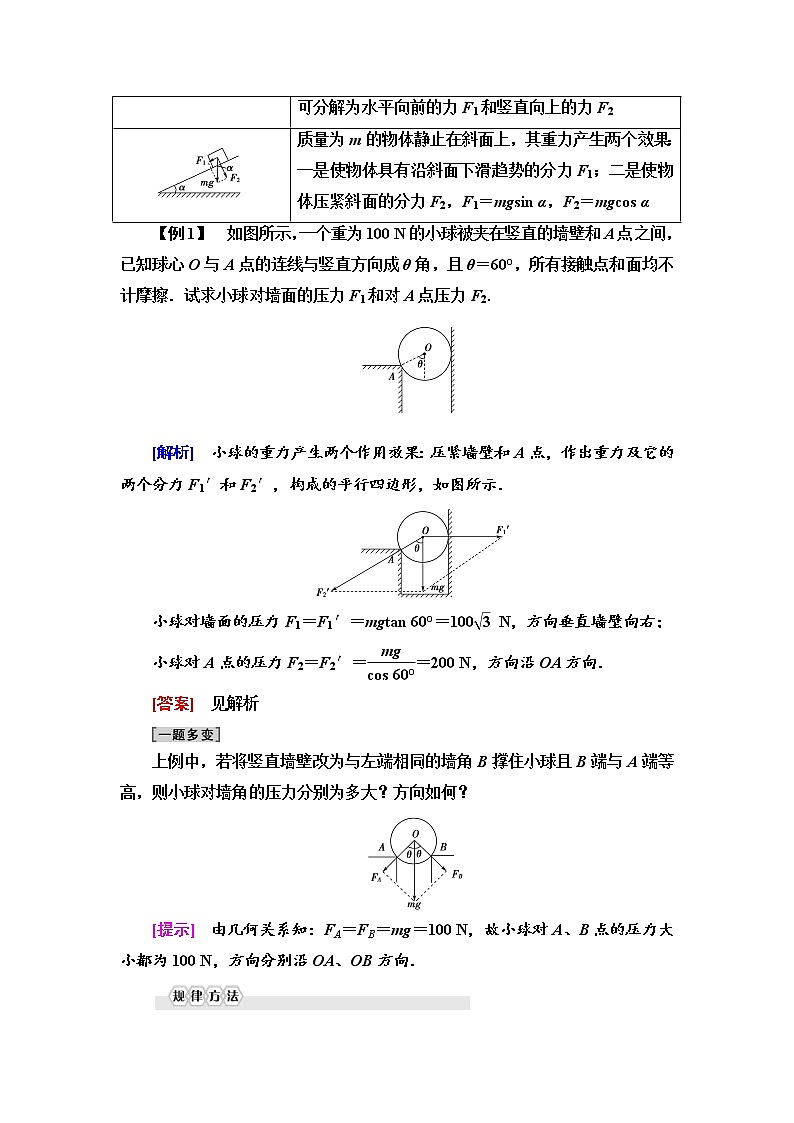 第3章 5　力的分解--2021年人教版（新课标）高中物理必修1配套学案03