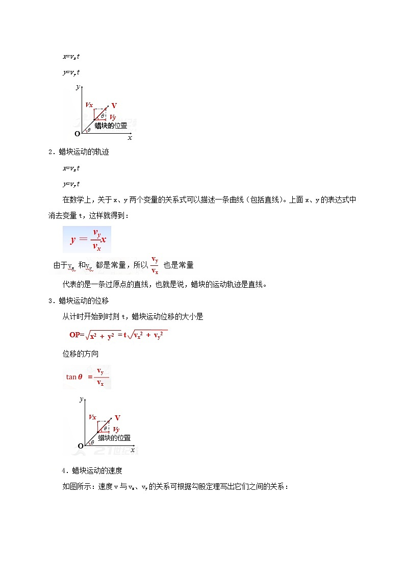 5.2运动的合成与分解 教案-人教版（2019）高中物理必修第二册03