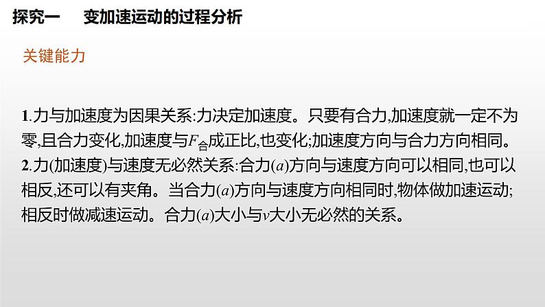 2021-2022学年沪科版（2019）必修第一册 第4章 习题课 变加速运动的过程分析和瞬时加速度问题 课件（23张）03