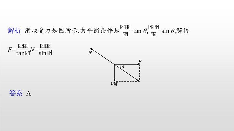 2021-2022学年沪科版（2019）必修第一册 第3章 习题课 共点力平衡的综合分析 课件（26张）第7页