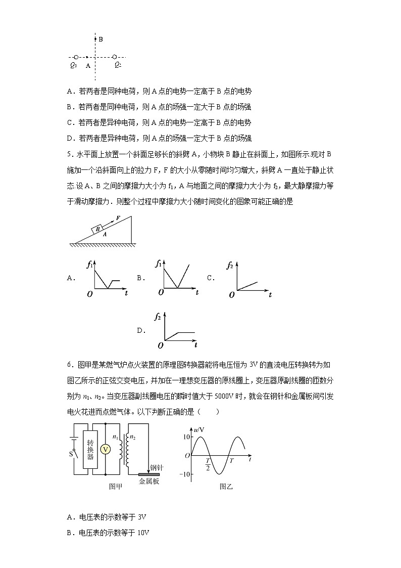 2021届山东省省高三高考物理临考练习四（解析版）第2页