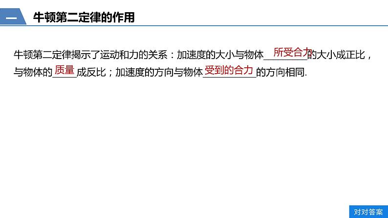 人教版（2019）高中物理必修第一册——4.6用牛顿运动定律解决问题(一)课件05