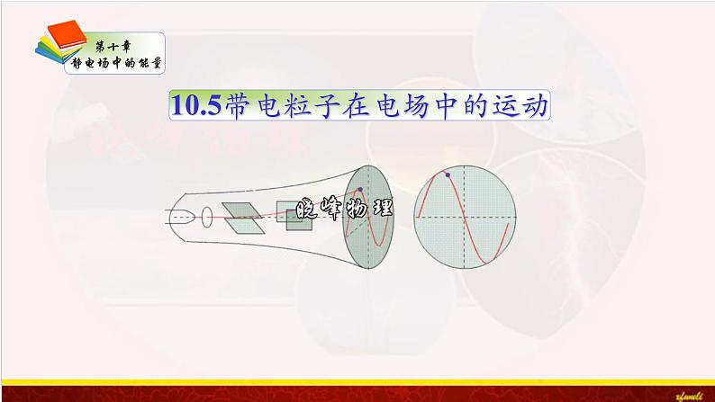 10.5带电粒子在电场中的运动 课件（含素材）-【新教材】人教版（2019）高中物理必修第三册课件+素材01