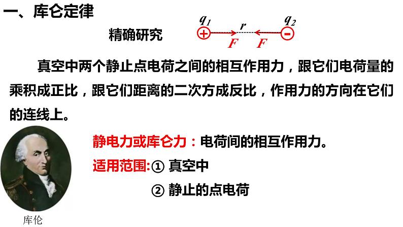 9.2 库仑定律-【新教材】人教版（2019）高中物理必修第三册课件（送教案）03