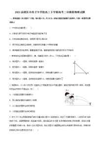 2021届重庆市育才中学校高三下学期高考二诊模拟物理试题