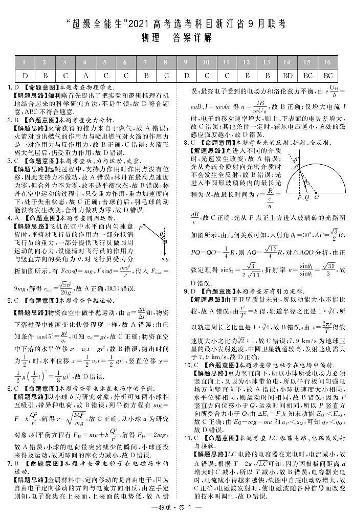 超级全能生物理解析第1页