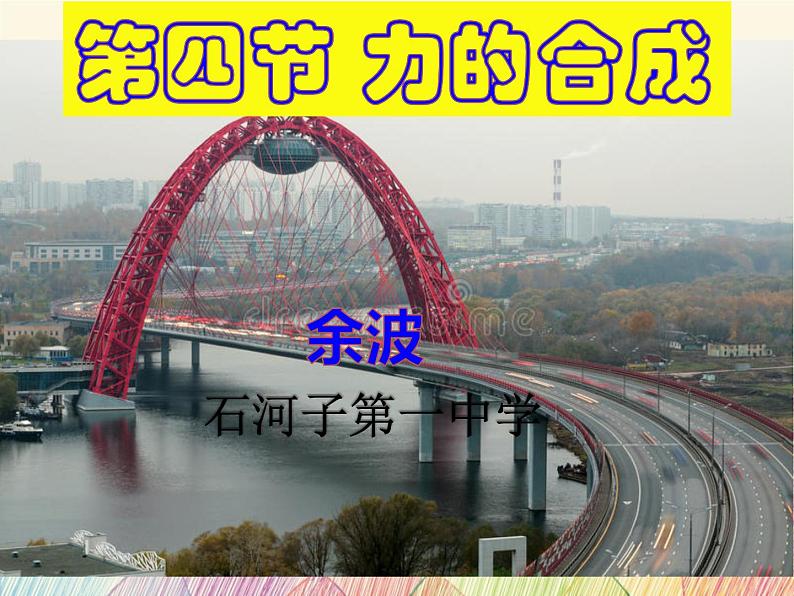 3.4 力的合成（课件）—2021-2022学年人教版（2019）高中物理必修第一册第1页