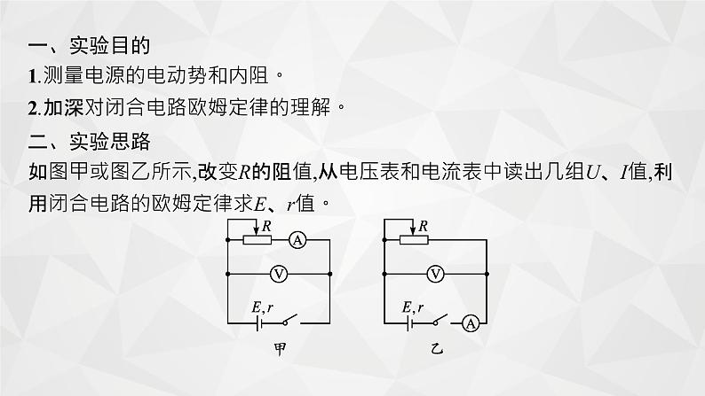 22届高中物理一轮总复习 实验10　测定电源的电动势和内阻（新高考）课件PPT04