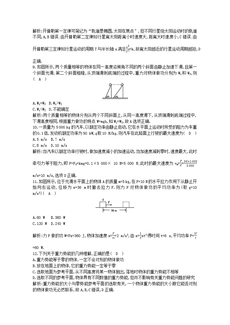 广东省2020年高中物理学业水平考试合格性考试模拟试题二第3页