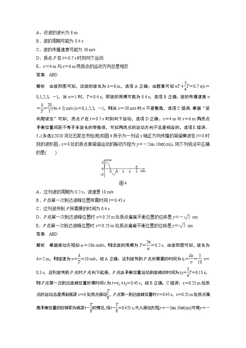 2022届一轮复习专题练习86  机械波（解析版）03