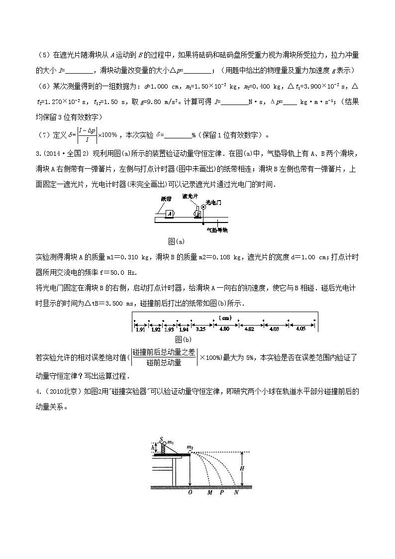 2012-2021十年物理高考真题分类汇编【专题】13 动量定理与动量守恒定律的综合应用（解析版+原卷版）02