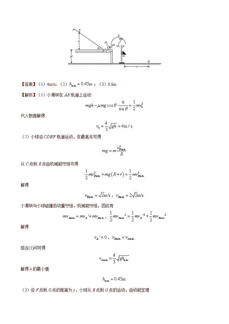 2012-2021十年物理高考真题分类汇编【专题】28 力学综合3 压轴大题（解析版+原卷版）03