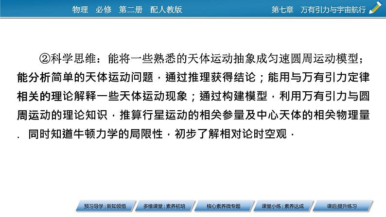 2021年高中物理新人教版必修第二册 第7章 1 行星的运动 课件（47张）03