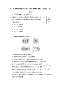 高中人教版 (2019)3 电场 电场强度复习练习题