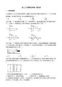 2021届黑龙江省齐齐哈尔市高三上学期理综物理一模试卷含答案