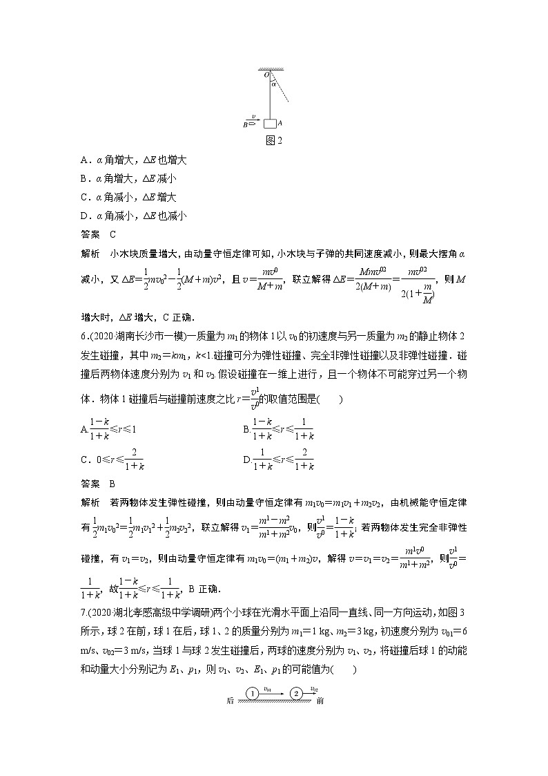 2022届高考物理一轮复习单元检测六　动量（解析版）第3页