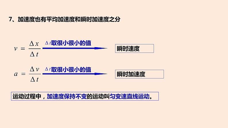 1.4速度变化快慢的描述——加速度 课件 人教版2019必修第一册08