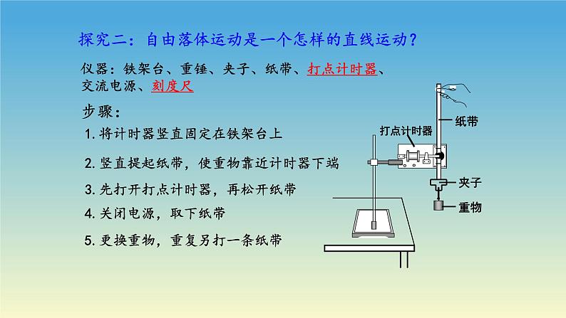 2.4自由落体运动 课件 人教版2019必修第一册08