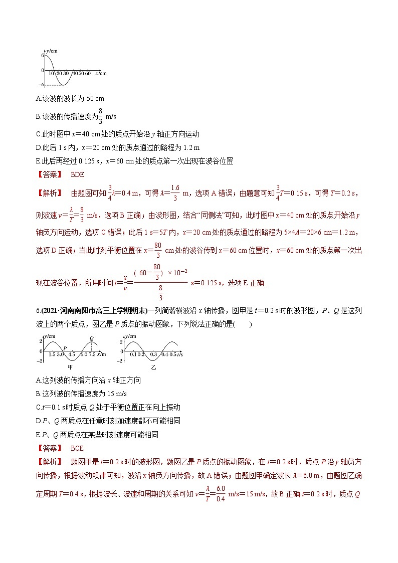 专题21 机械振动、机械波（解析版）第3页