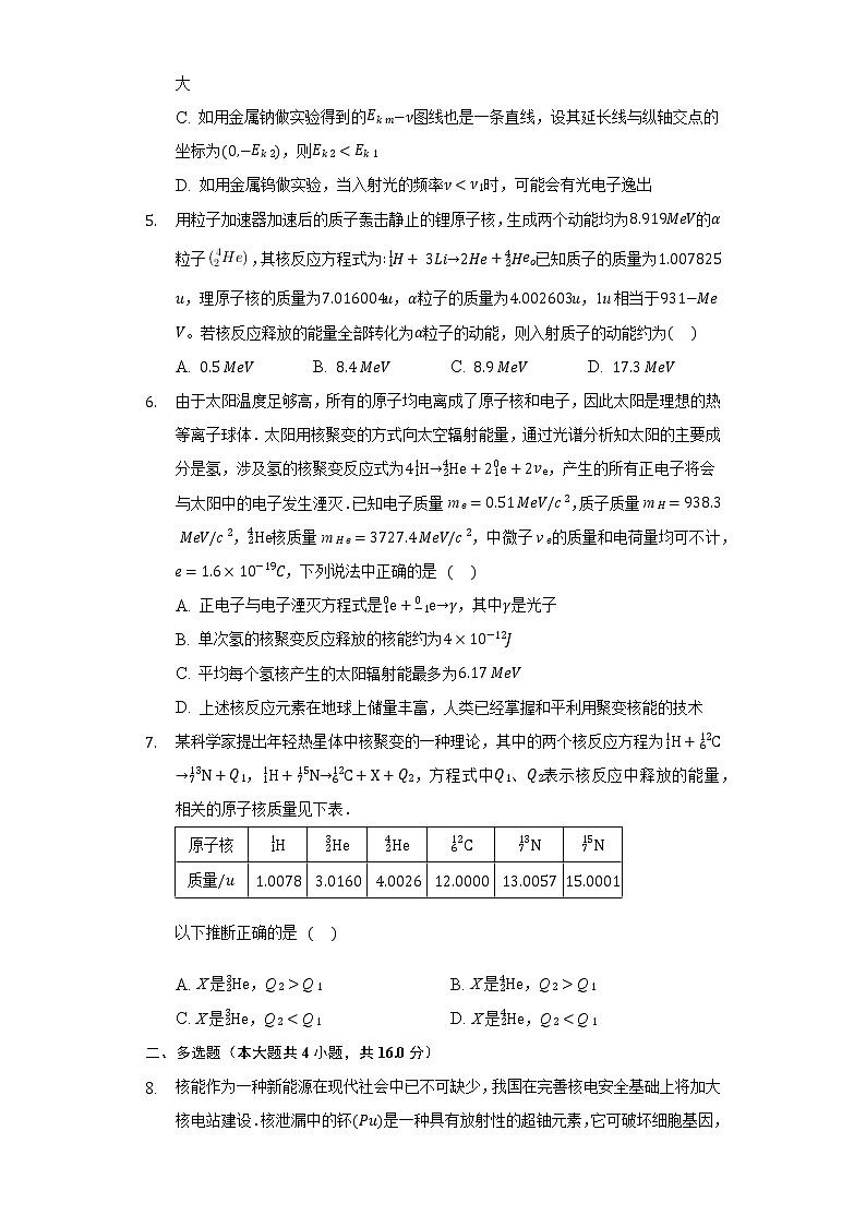 5.2相对论中的神奇时空 同步练习鲁科版（2019）高中物理必修二02