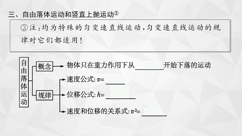 22届高中物理一轮总复习 02　匀变速直线运动的规律及应用（新高考）课件PPT第7页