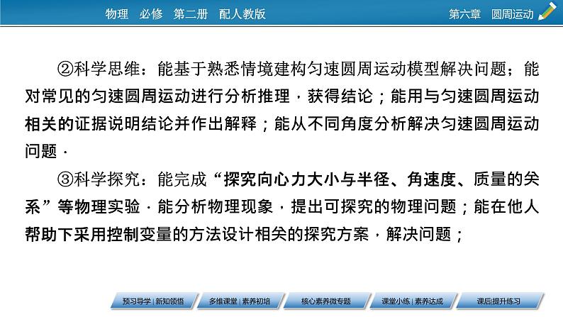 2021年高中物理新人教版必修第二册 第6章 1 圆周运动 课件（55张）第3页