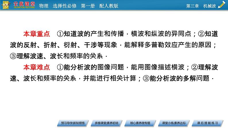 新教材物理人教版选择性必修第一册课件：第3章+1+波的形成05