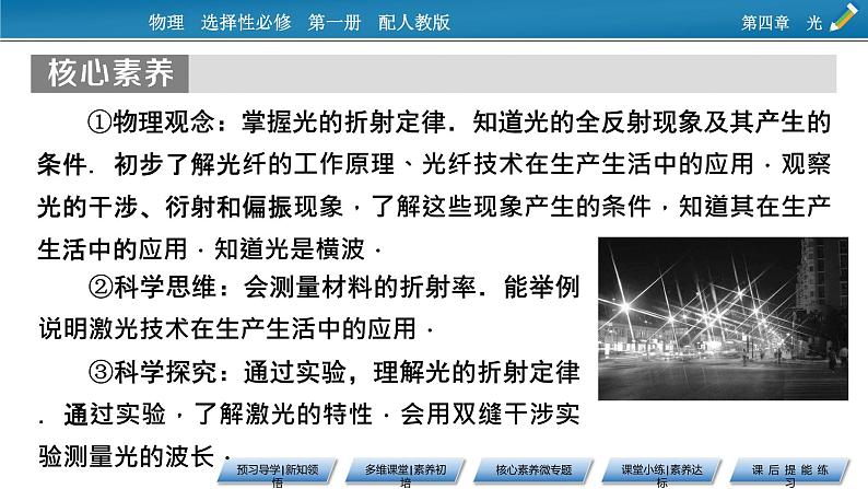 2021-2022学年新教材物理人教版选择性必修第一册课件：第4章+1+光的折射第2页