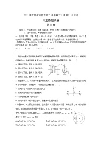 2021届吉林省吉林市第二中学高三上学期11月月考物理试题（word版含答案）