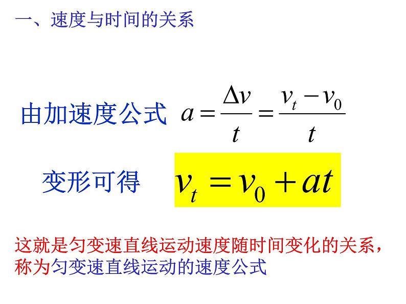 2.2 匀变速直线运动规律-—【新教材】粤教版（2019）高中物理必修一 课件03