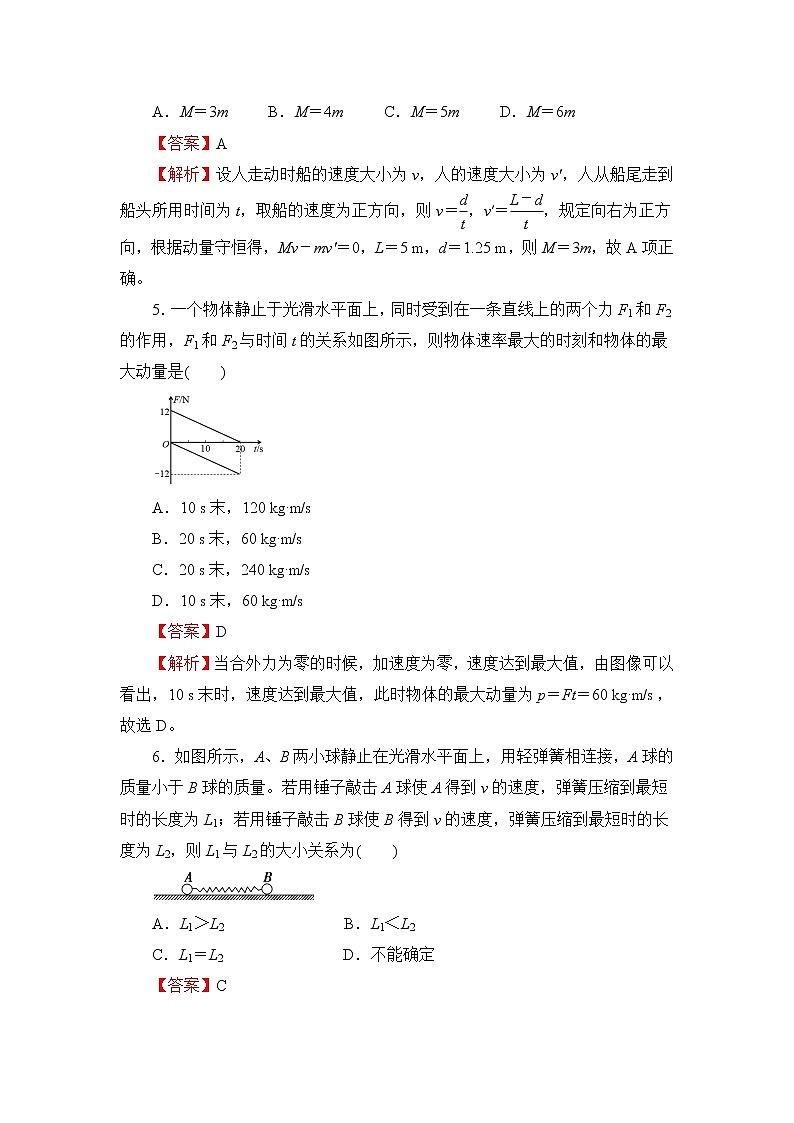 （新教材）2021-2022学年高二上学期第一次月考备考B卷+物理+Word版含解析03