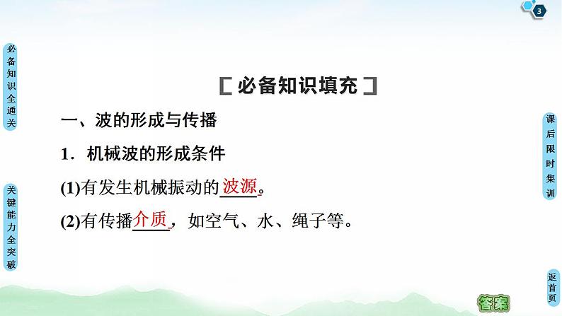 2021版高考物理大一轮复习通用版课件：第14章 第2节　机械波03