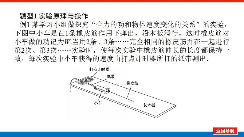 2021版高考物理大一轮复习通用版课件：实验五　探究动能定理课件PPT04