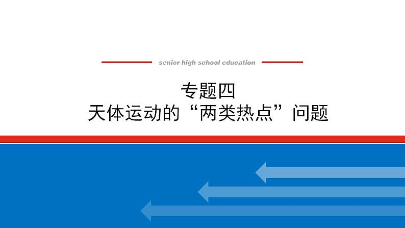 2021版高考物理大一轮复习通用版课件：专题四　天体运动的“两类热点”问题课件PPT第1页