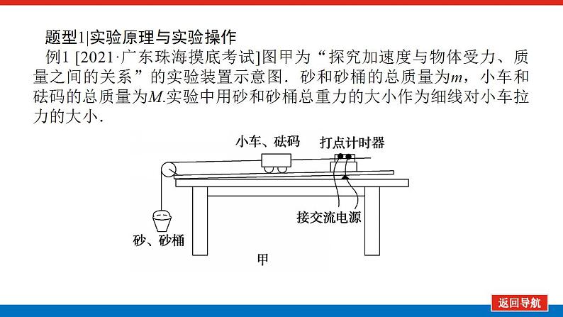 2021版高考物理大一轮复习通用版课件：实验四　验证牛顿运动定律课件PPT第4页