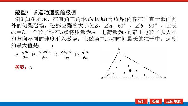 专题八　带电粒子在磁场中运动的临界和多解问题课件PPT07