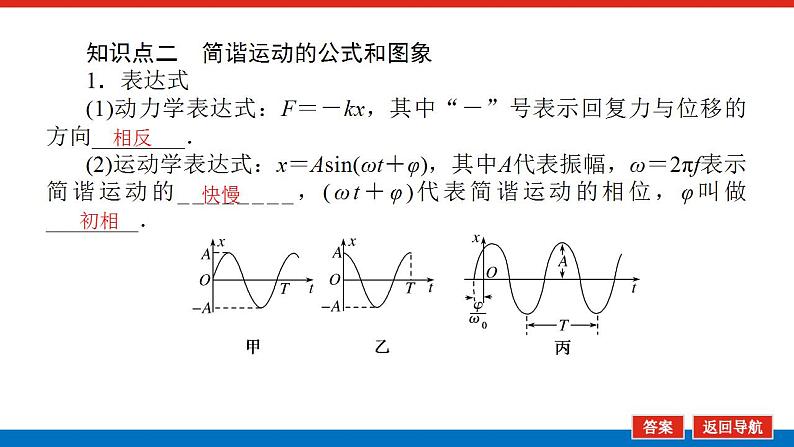 2021版高考物理大一轮复习通用版课件：14.第1讲　机械振动课件PPT07