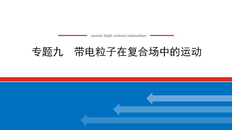 2021版高考物理大一轮复习通用版课件：专题九　带电粒子在复合场中的运动课件PPT第1页