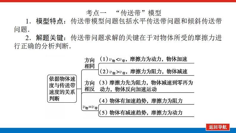 2021版高考物理大一轮复习通用版课件：专题三　“传送带”模型和“滑块—滑板”模型课件PPT04