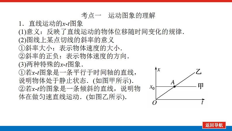 2021版高考物理大一轮复习通用版课件：专题一　运动图象　追及相遇问题课件PPT04