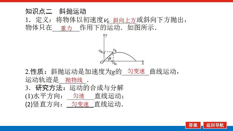 2021版高考物理大一轮复习通用版课件：4.第2讲　平抛运动的规律及应用课件PPT06