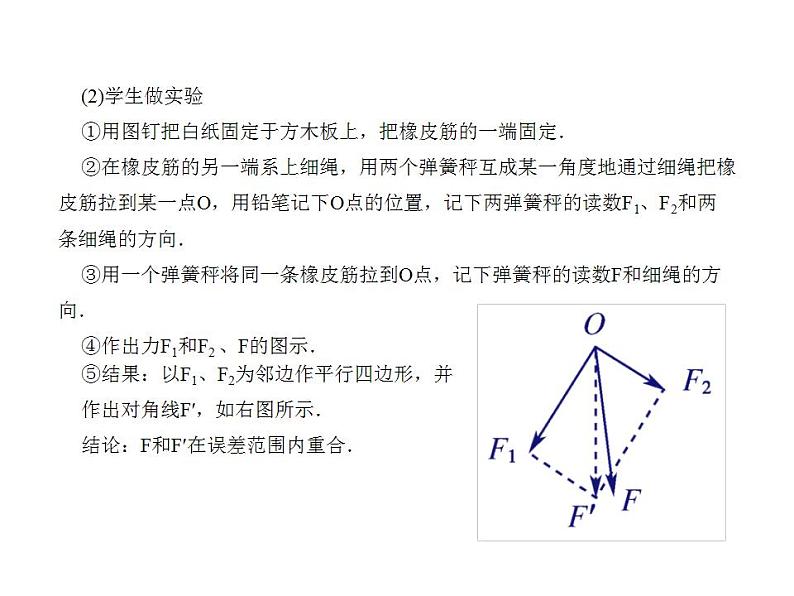 人教版高一上册物理课件《第4章 怎样求合力》第6页