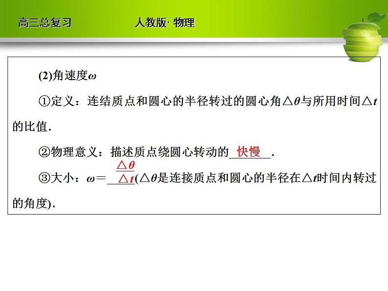 [人教版]高三物理总复习课件：匀速圆周运动（共49张PPT）第5页