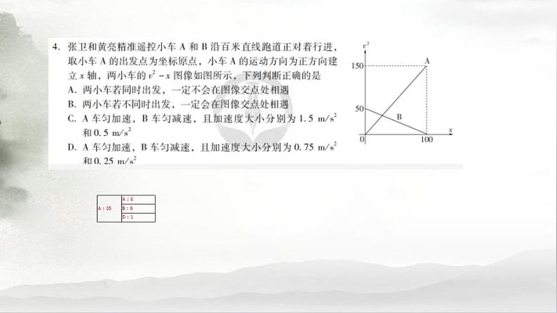 广东省新高考高三“三校联盟”第4次联考物理试卷讲评及其分析课件PPT第5页