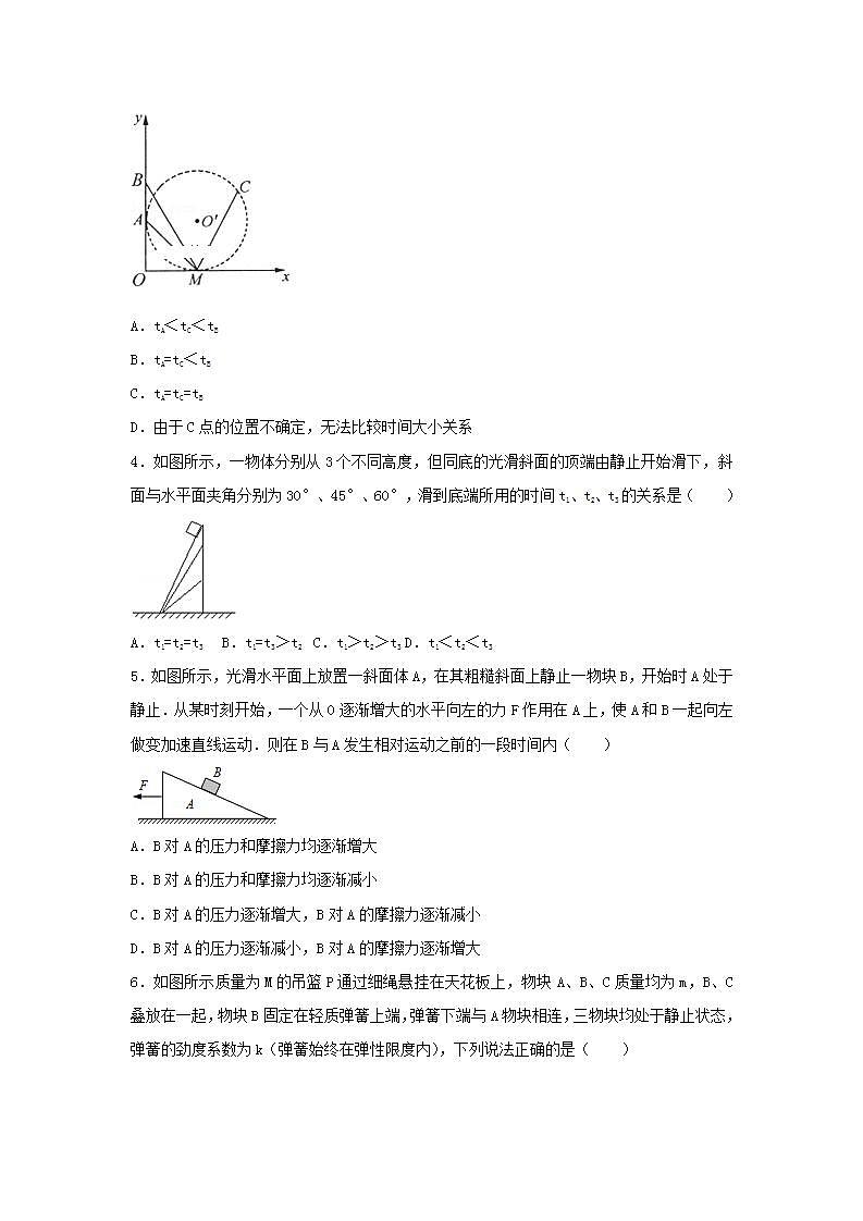 6牛顿第二定律 高考物理一轮复习经典题汇编含解析第2页