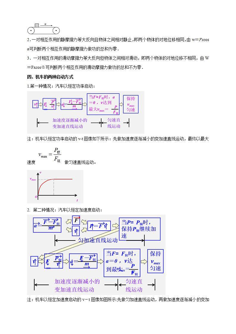 人教版高中物理必修第二册学案：8.1《功率》（第二课时）（原卷版）02